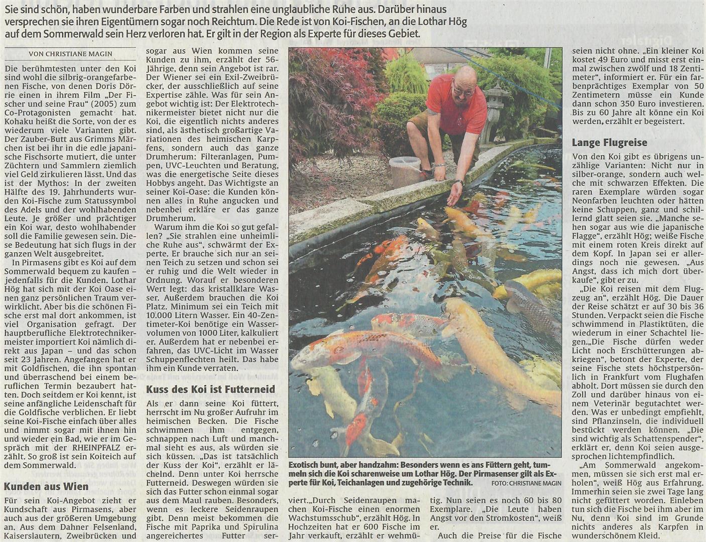 Rheinpfalz Koioase Hg