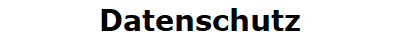 Datenschutz