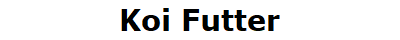 Koi Futter