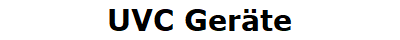 UVC Gerte